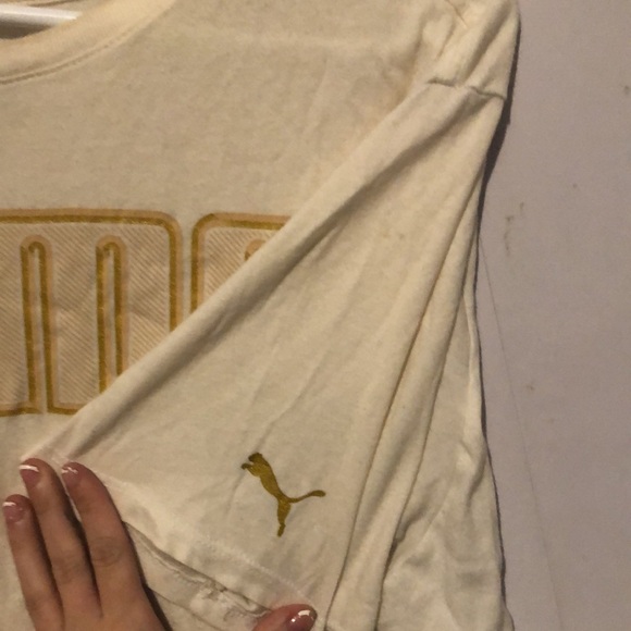 Large puma tshirt cream color - Picture 2 of 3